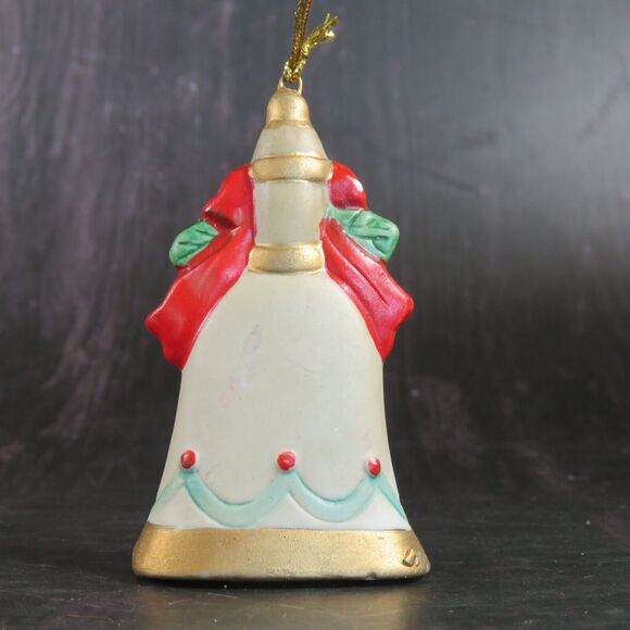 Lot of 8 Vintage Christmas Tree Ornaments Snowman Stocking Penguin Mouse Ceramic - Picture 13 of 16